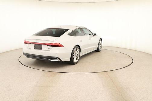 Glacier White Metallic 2022 Audi A7 55 Premium