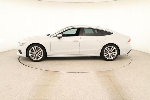 Glacier White Metallic 2022 Audi A7 55 Premium