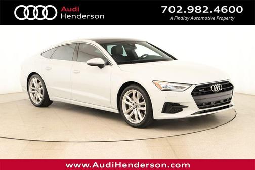 Glacier White Metallic 2022 Audi A7 55 Premium