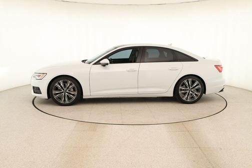 Glacier White Metallic 2024 Audi A6 45 Premium
