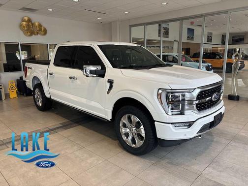 STAR WHITE MET TRI-COAT 2021 Ford F-150 Platinum