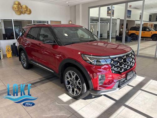 RAPID RED MET TINTED CC 2025 Ford Explorer Platinum