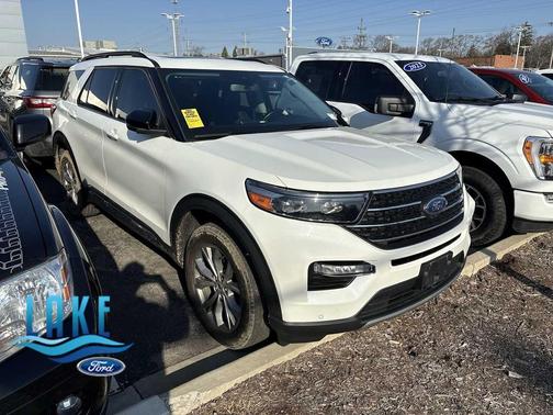 STAR WHITE MET TRI-COAT 2023 Ford Explorer XLT