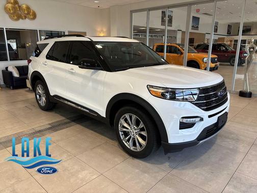 STAR WHITE MET TRI-COAT 2023 Ford Explorer XLT