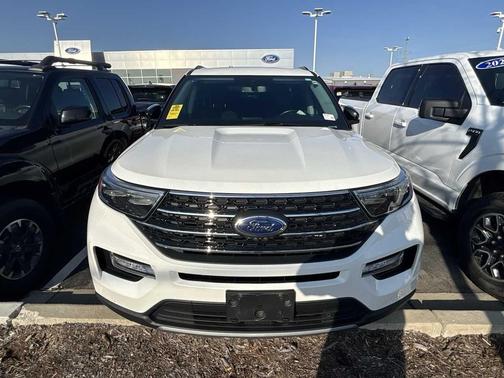 STAR WHITE MET TRI-COAT 2023 Ford Explorer XLT