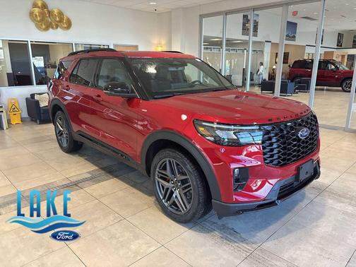 Rapid Red 2026 Ford Explorer ST-Line