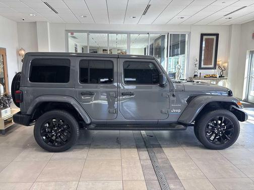 Sting-Gray Clearcoat 2023 Jeep Wrangler 4xe Sahara