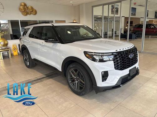 Space White Metallic 2026 Ford Explorer ST