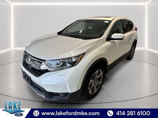 White Diamond Pearl 2018 Honda CR-V EX-L