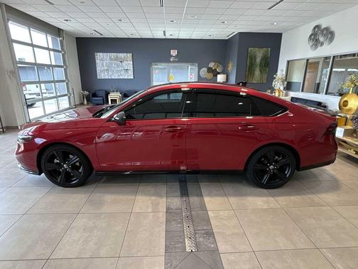Radiant Red Metallic 2024 Honda Accord Hybrid Sport-L