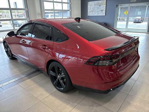 Radiant Red Metallic 2024 Honda Accord Hybrid Sport-L