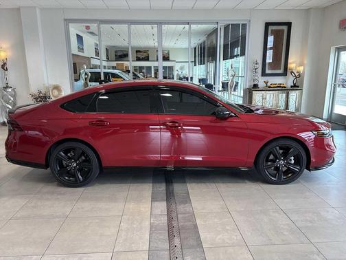 Radiant Red Metallic 2024 Honda Accord Hybrid Sport-L