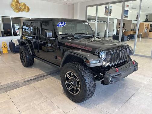 Black Clearcoat 2018 Jeep Wrangler Unlimited Rubicon