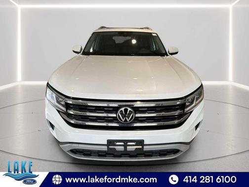WHITE 2022 Volkswagen Atlas 3.6L SEL