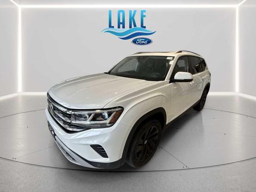 WHITE 2022 Volkswagen Atlas 3.6L SEL
