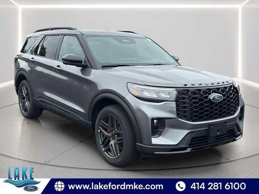 Carbonized Gray Metallic 2026 Ford Explorer ST-Line