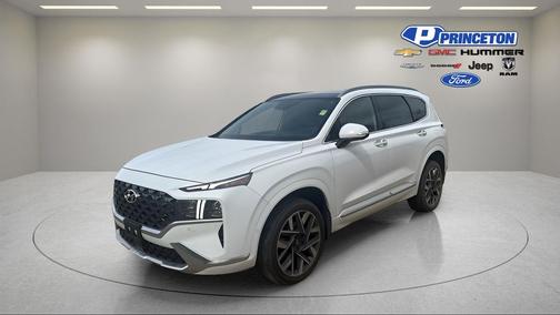 Serenity White Pearl 2023 Hyundai SANTA FE Calligraphy