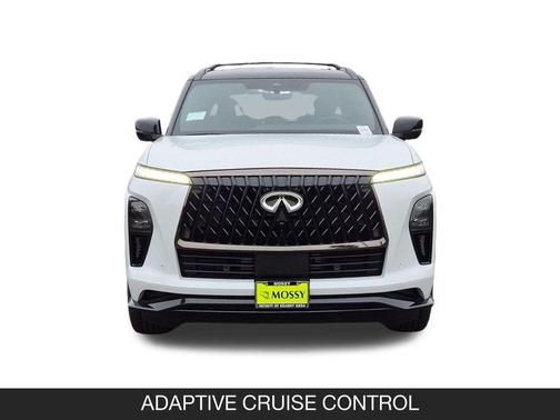 Radiant White/Black Obsidian 2027 INFINITI QX80 SPORT