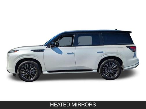 Radiant White/Black Obsidian 2026 INFINITI QX80 AUTOGRAPH AWD
