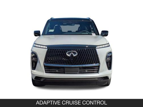 Radiant White/Black Obsidian 2026 INFINITI QX80 AUTOGRAPH AWD