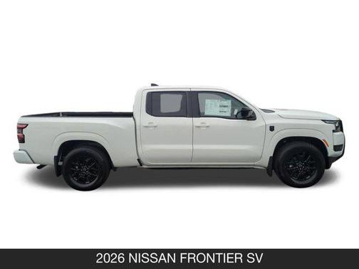 Glacier White 2026 Nissan Frontier SV