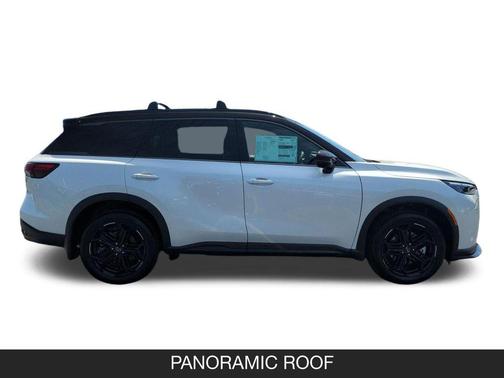 Radiant White/Black Obsidian 2027 INFINITI QX60 SPORT AWD
