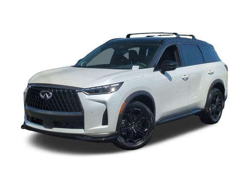 Radiant White/Black Obsidian 2027 INFINITI QX60 SPORT AWD