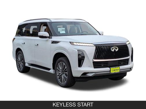 Radiant White 2026 INFINITI QX80 Luxe