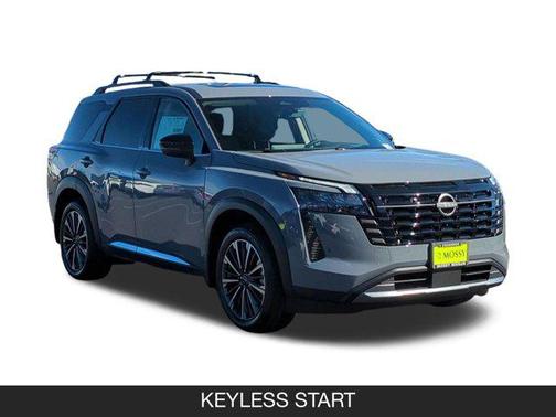 Boulder Gray Pearl 2026 Nissan Pathfinder Platinum