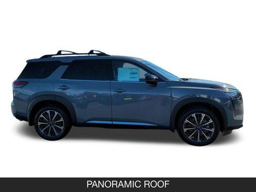 Boulder Gray Pearl 2026 Nissan Pathfinder Platinum