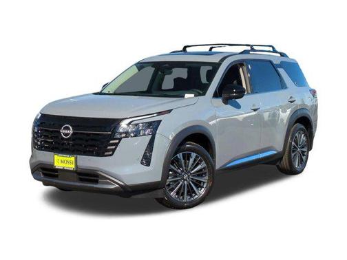 Boulder Gray Pearl 2026 Nissan Pathfinder Platinum