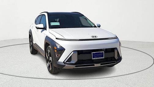 Atlas White 2026 Hyundai KONA Limited