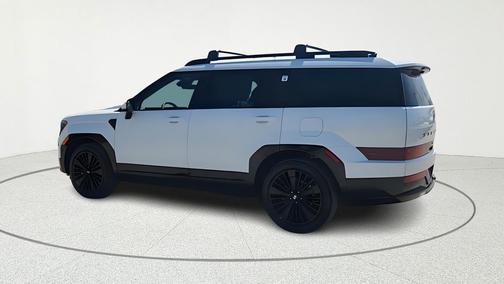 Serenity White 2026 Hyundai SANTA FE HEV Calligraphy