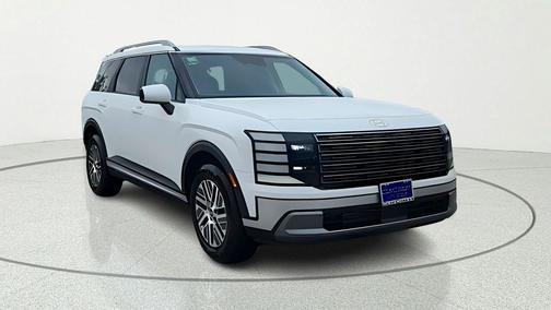 Creamy White Pearl 2026 Hyundai Palisade Hybrid Blue SEL 7P