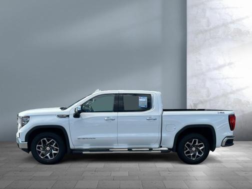 Summit White 2023 GMC Sierra 1500 SLT