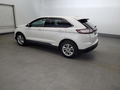White Platinum Metallic Tri-Coat 2016 Ford Edge SEL