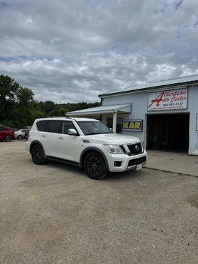 Pearl White 2017 Nissan Armada Platinum