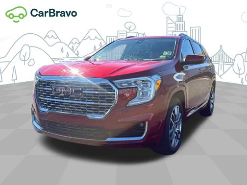 Volcanic Red Tintcoat 2024 GMC Terrain Denali