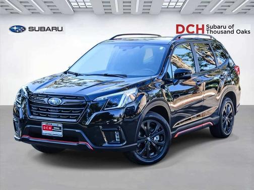 Crystal Black Silica 2023 Subaru Forester Sport