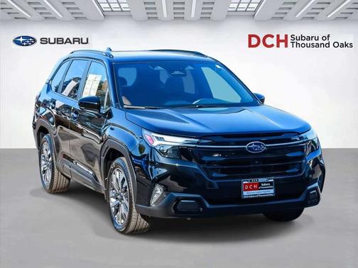 Crystal Black Silica 2025 Subaru Forester Touring