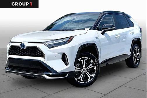 Wind Chill Pearl/Midnight Black Metallic 2024 Toyota RAV4 Prime XSE