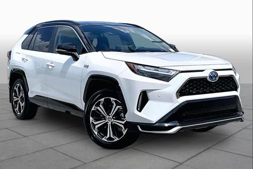 Wind Chill Pearl/Midnight Black Metallic 2024 Toyota RAV4 Prime XSE