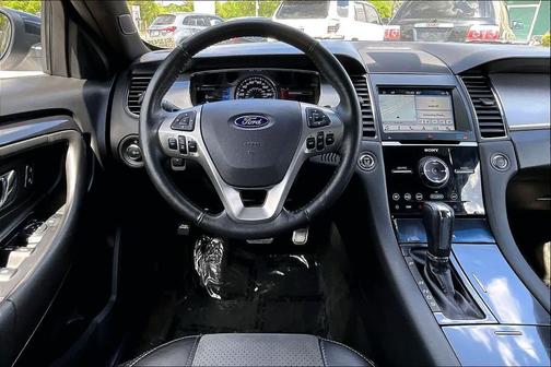 WHITE PLATINUM MET TRI-COAT 2018 Ford Taurus SHO