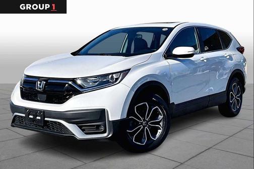 Platinum White Pearl 2021 Honda CR-V AWD EX-L