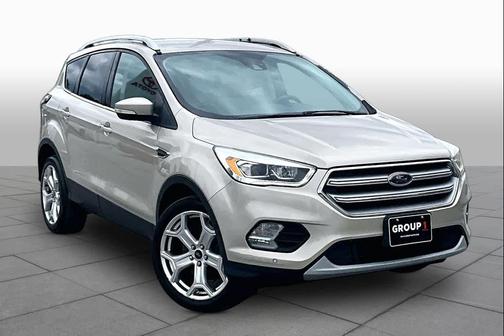 WHITE GOLD METALLIC 2017 Ford Escape Titanium