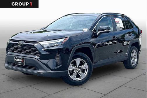 Midnight Black Metallic 2025 Toyota RAV4 Hybrid XLE