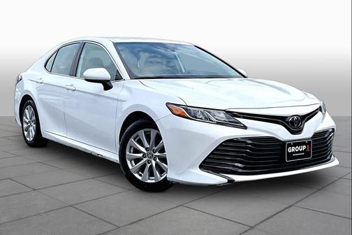 Super White 2020 Toyota Camry LE