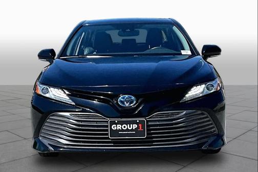 Midnight Black Metallic 2020 Toyota Camry Hybrid XLE