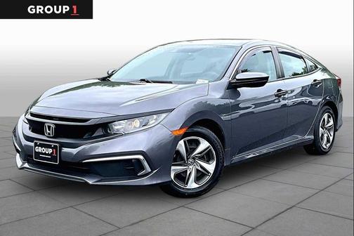 Modern Steel Metallic 2021 Honda Civic LX