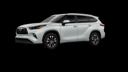 Wind Chill Pearl 2026 Toyota Highlander Hybrid XLE